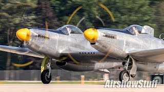 XP82 Twin Mustang Flybys  EAA AirVenture Oshkosh 2019 [upl. by Mariano]