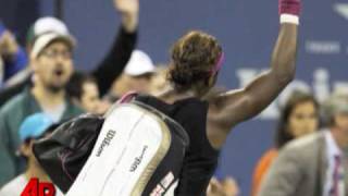 Serenas Meltdown Caps Clijsters Win [upl. by Sansone410]