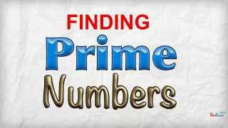 Finding Prime Numbers [upl. by Ynnaj]