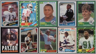 The 20 Most Valuable Football Cards from the 1980s [upl. by Yatnahs191]