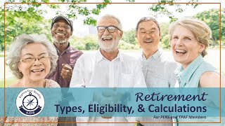 Retirement Types Eligibility amp Calculations [upl. by Gloriana]