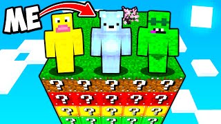 Can We Survive ONE LUCKY CHUNK in Minecraft [upl. by Enaira]