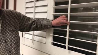 How to Fix Plantation Shutters [upl. by Aronos819]