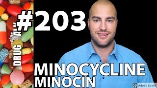 MINOCYCLINE MINOCIN  PHARMACIST REVIEW  203 [upl. by Quarta]