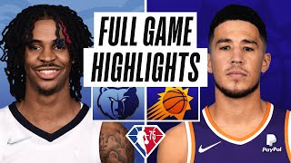 GRIZZLIES at SUNS  FULL GAME HIGHLIGHTS  December 27 2021 [upl. by Yenahteb]