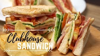 How To Make Clubhouse Sandwich At Home  Sandwich Recipes [upl. by Desiri]