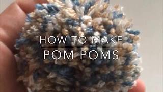 How to make Pom Poms for Beanies [upl. by Nyladnohr]