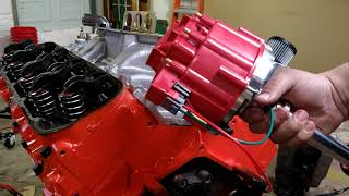 Installing the Distributor 454 Gen V Chevy BB [upl. by Duston]