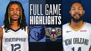 GRIZZLIES at PELICANS  FULL GAME HIGHLIGHTS  December 19 2023 [upl. by Ydieh]