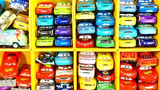 Disney Cars Collection Case 1 Piston Cup Racers and Pit Crew Race Team [upl. by Agace522]