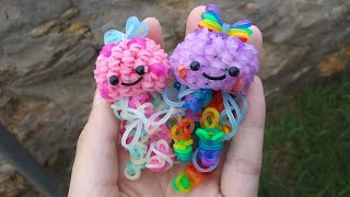 Loomigurumi Jellyfish Tutorial Rainbowloom [upl. by Odraleba]