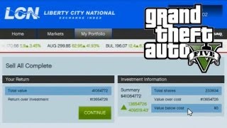 GTA 5  How to Make Money Using The Stock Market Guide GTA V [upl. by Marilyn]