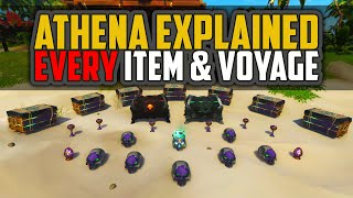 Sea of Thieves Athena Explained EVERY Item amp Voyage [upl. by Naryk]