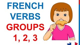 French Lesson 41  FRENCH VERBS GROUPS 1 2 3  Verbes du Premier Deuxième Troisième Groupe [upl. by Benedicto598]