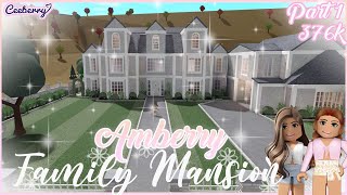 Bloxburg  Building Amberry a New Family House  Part 1 Speed Build [upl. by Annaliese]