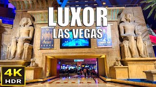 Luxor Las Vegas Walk  October 2023 [upl. by Elleirad]