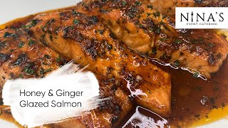 Honey amp Ginger Glazed Salmon  Easy Salmon Recipe [upl. by Nilam]