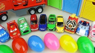 Mini Cars and Carbot toys with surprise eggs play [upl. by Tatum399]