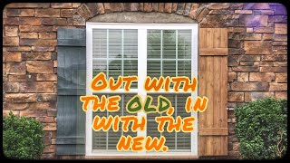 Cheap DIY Cedar Shutters [upl. by Deth191]