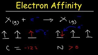 Electron Affinity Trend Basic Introduction Chemistry [upl. by Mouldon]