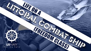 Life on a FreedomClass Littoral Combat Ship LCS 4k [upl. by Nojid979]