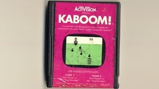 Classic Game Room  KABOOM review for Atari 2600 [upl. by Dyer]