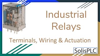 Industrial Relay Control System  Wiring a 24 Volt DC Relay Circuit [upl. by Onej]