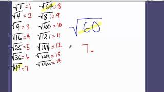 Estimating Square Roots [upl. by Socrates]