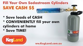 How to Fill Your Own Sodastream CylindersBottles at Home  Save Cash  More Convenient [upl. by Grenier]