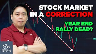 Stock Market in a Correction Year End Rally Dead [upl. by Jemy506]