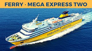 Ferry MEGA EXPRESS TWO Bay of Alcúdia Corsica Sardinia Ferries [upl. by Inanak]