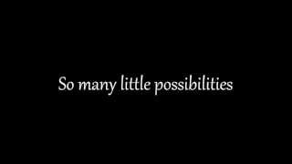 Freddie Stroma  Possibilities lyrics on screen [upl. by Dimmick249]