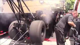 NHRA Top Fuel And Funny Car Warmups Throttle Whacks [upl. by Atisor257]