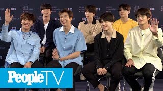 Full Interview BTS On What They Love About Themselves Each Other Dream Artist Collabs  PeopleTV [upl. by Aldridge]