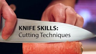 Knife Skills Cutting Techniques [upl. by Eerdna394]