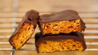 Homemade Honeycomb Candy amp Cadbury Crunchie Bars Recipe [upl. by Mossolb]