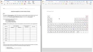 How to calculate Electronegativity [upl. by Ennairol]