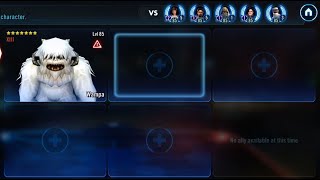 SWGOH GAC omicron Wampa counter vs Mon Mothma  Katarn [upl. by Attenehs12]