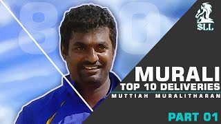 Top 10 Muttiah Muralidharan Unplayable Deliveries in Cricket History [upl. by Steffin]