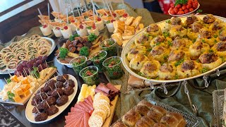 Party Appetizer Buffet Table  Galore Of Flavors [upl. by Aissak]