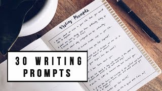 30 JOURNALING WRITING PROMPTS  IDEAS  ANN LE [upl. by Lohse]