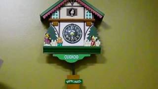 Cuckoo Clock that Plays Music Quartz Clock 170524012301 [upl. by Ynor]