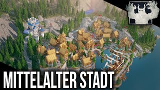 Minecraft MITTELALTER Stadt mit Hafen  Cinematic [upl. by Aicilet]