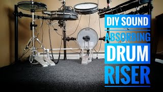 DIY Sound Absorbing Drum Riser [upl. by Learrsi519]