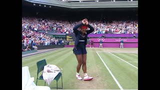 SERENA WILLIAMS CWALKS AT OLYMPICS [upl. by Eannaj]