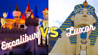 Excalibur VS Luxor Las Vegas [upl. by Leirza]