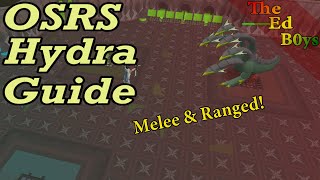 OSRS Alchemical Hydra Guide Ranged amp Melee  How I Fight The Hydra Boss [upl. by Aigneis393]