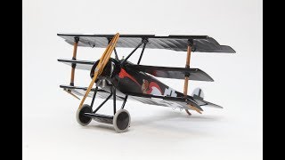 Eduard 172 Fokker Dr1 Full Quick Build Video [upl. by Tobiah]