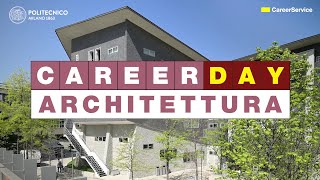 Career Day Architettura 2024 [upl. by Tergram]