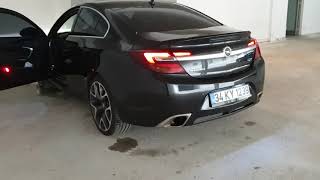 Opel insignia OPC Cold Start Straigt Pipe Exhaust  Düz Boru [upl. by Ytsud]